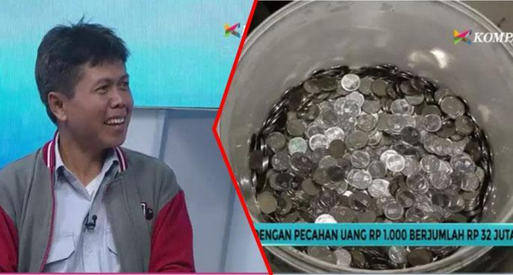 Salut, Mau Beli Motor Sport Setiadi Bawa Uang Receh 45 Kg